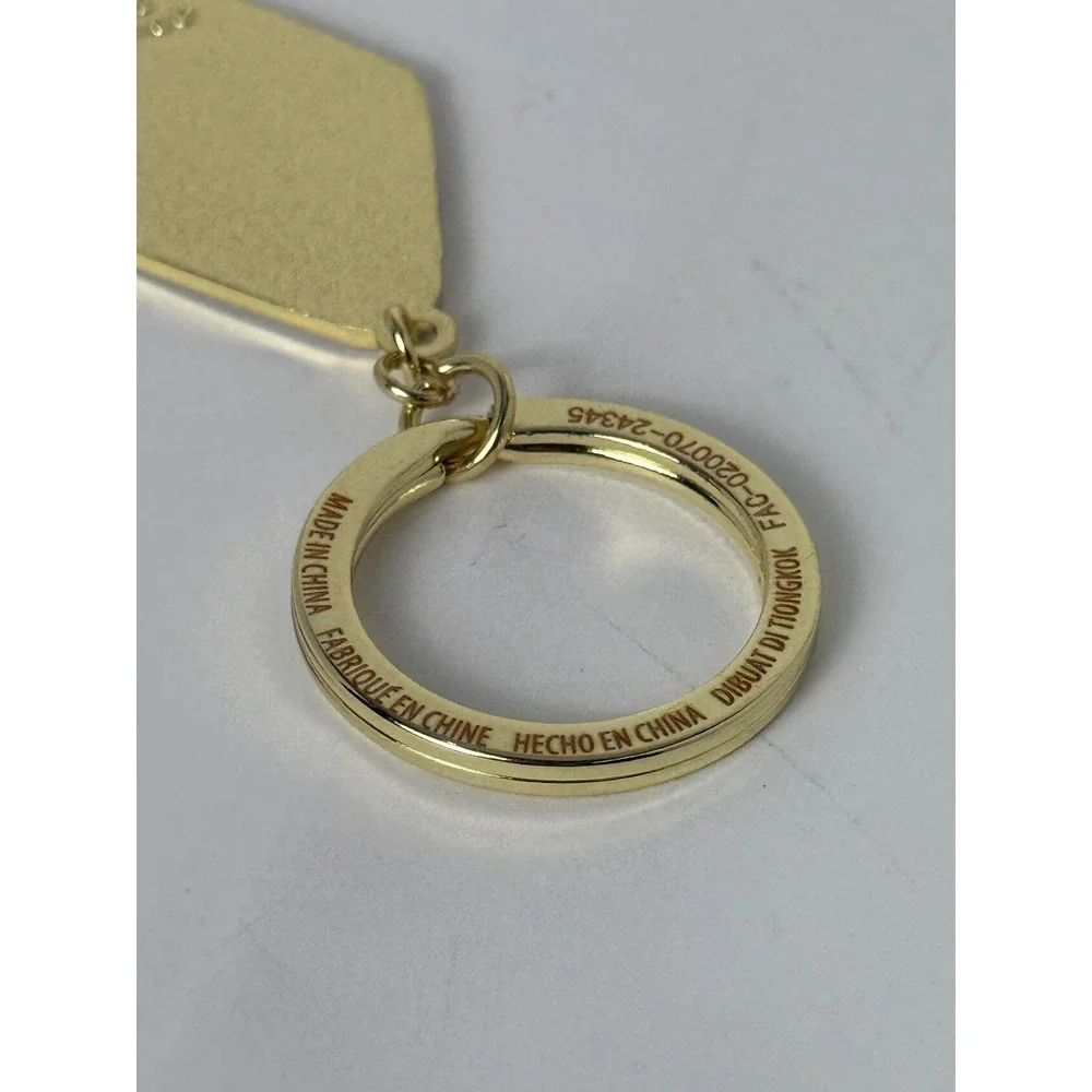 Disney Have A Magical Day Pink Enamel Castle Motel Key Keychain Gold Tone